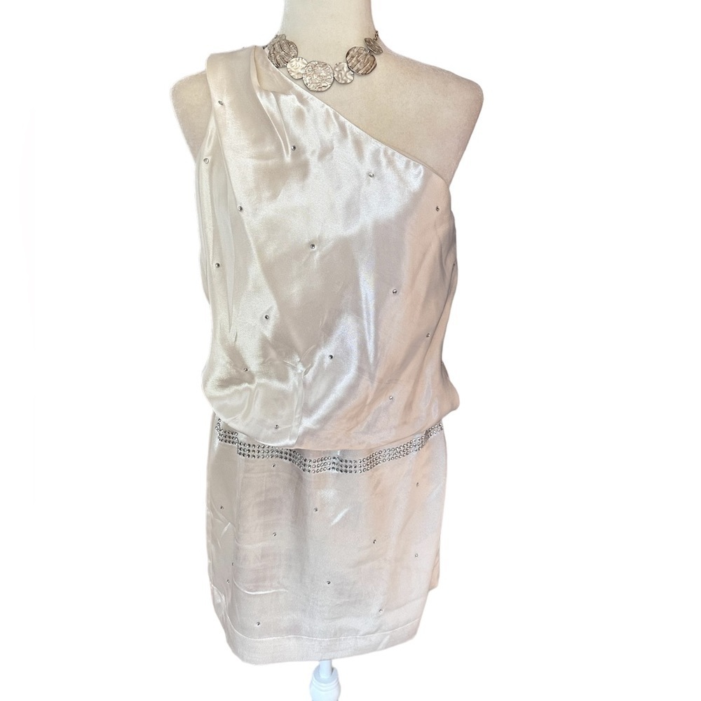Allen B Schwartz One Shoulder Dress